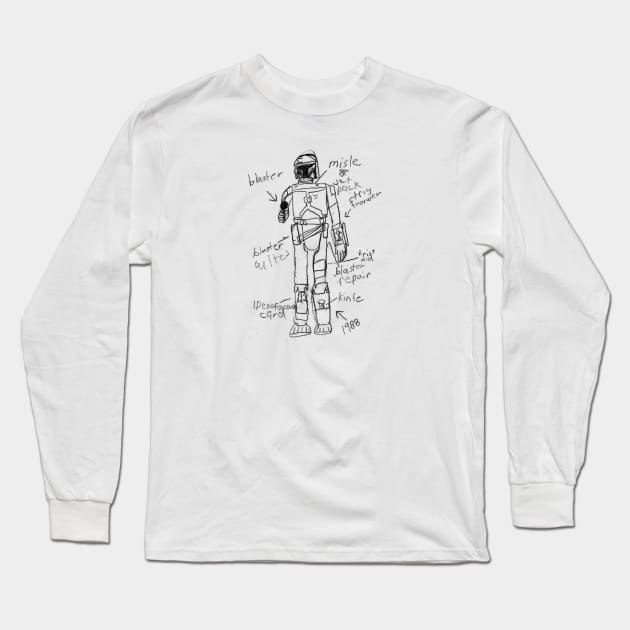 1988 Long Sleeve T-Shirt by respectthefett